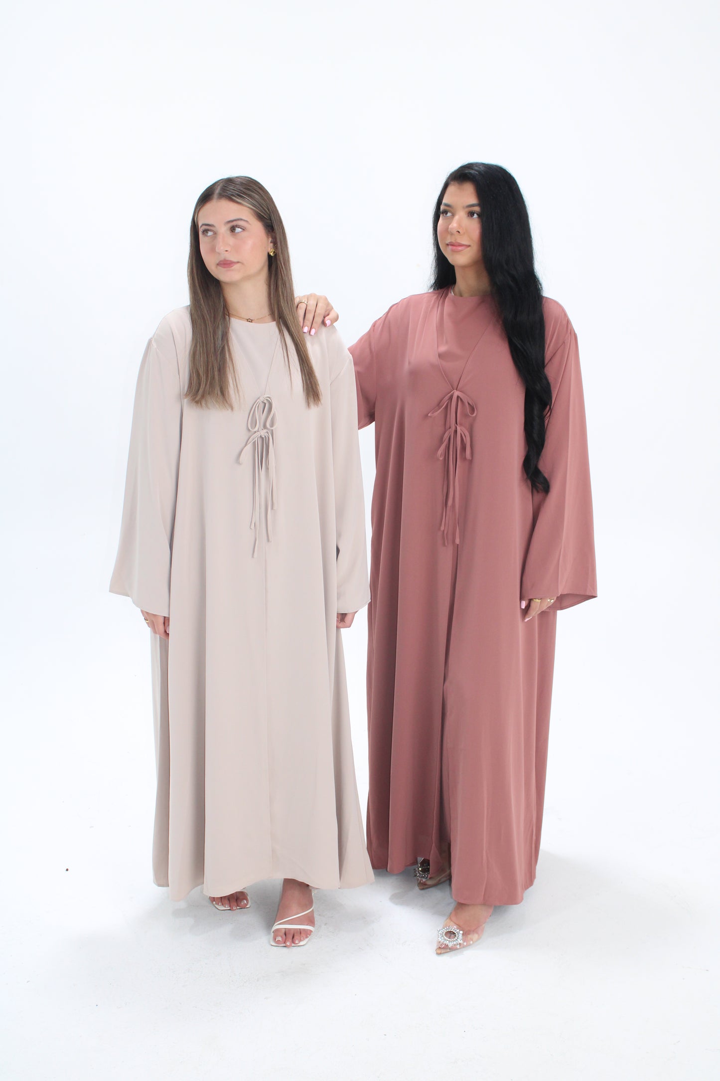 Mauve - The Tie Essential Abaya