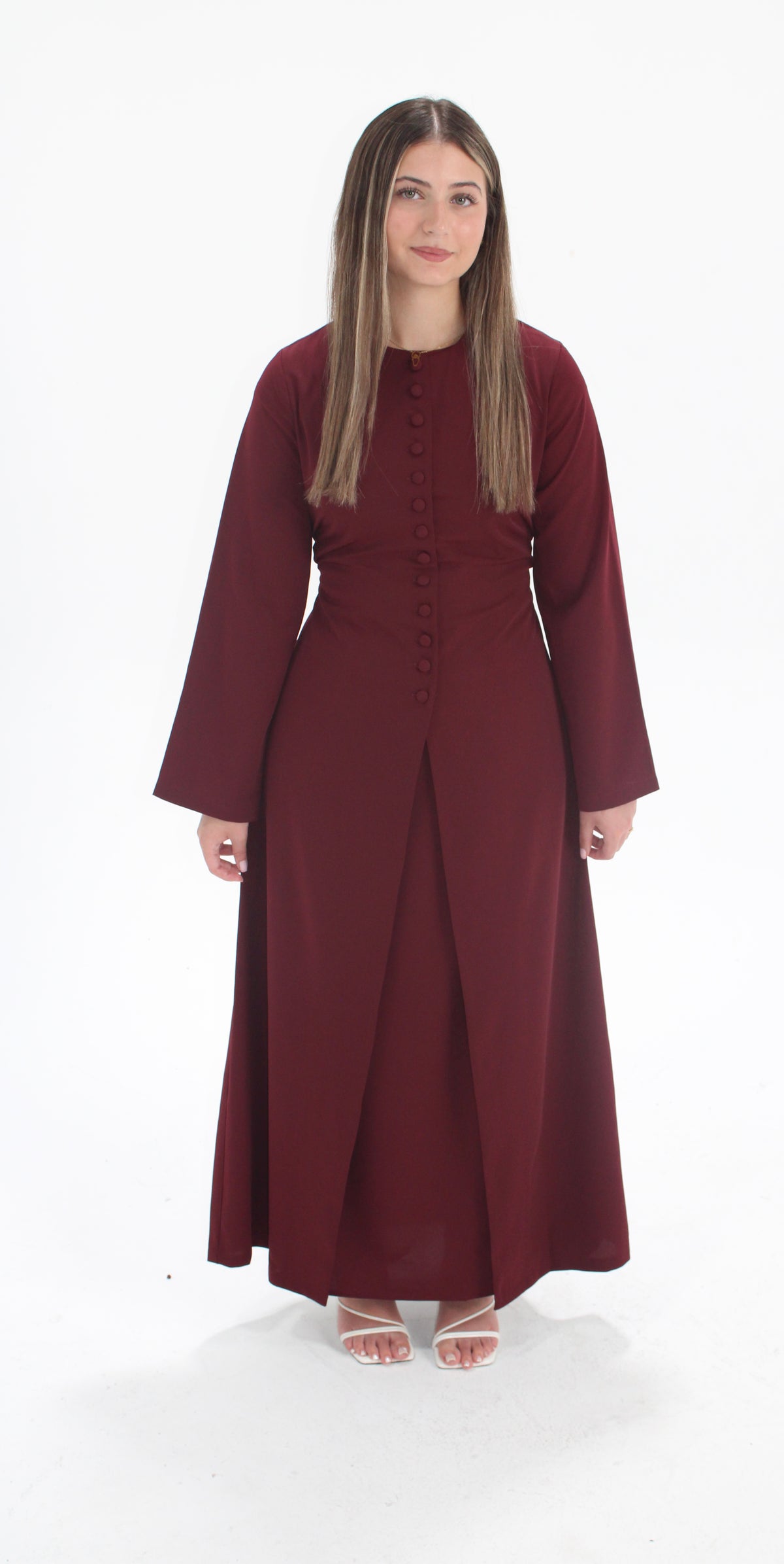 The Button Down Set - Burgundy
