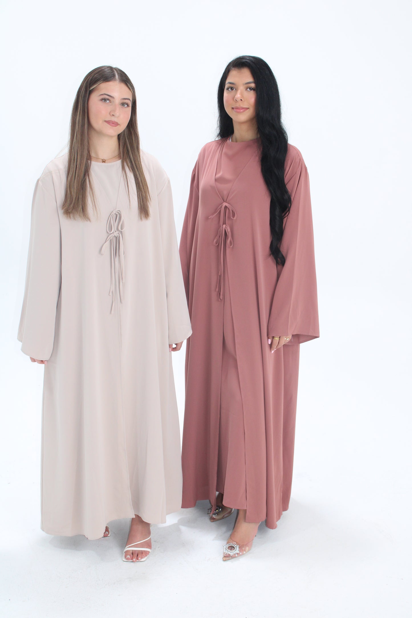 Mauve - The Tie Essential Abaya