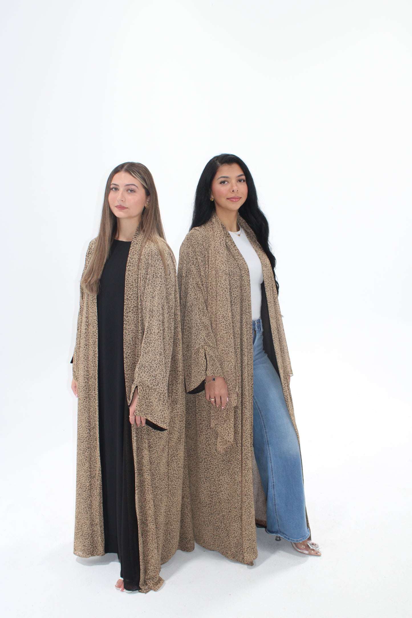 Pebble Muse Abaya - 3 Piece Set