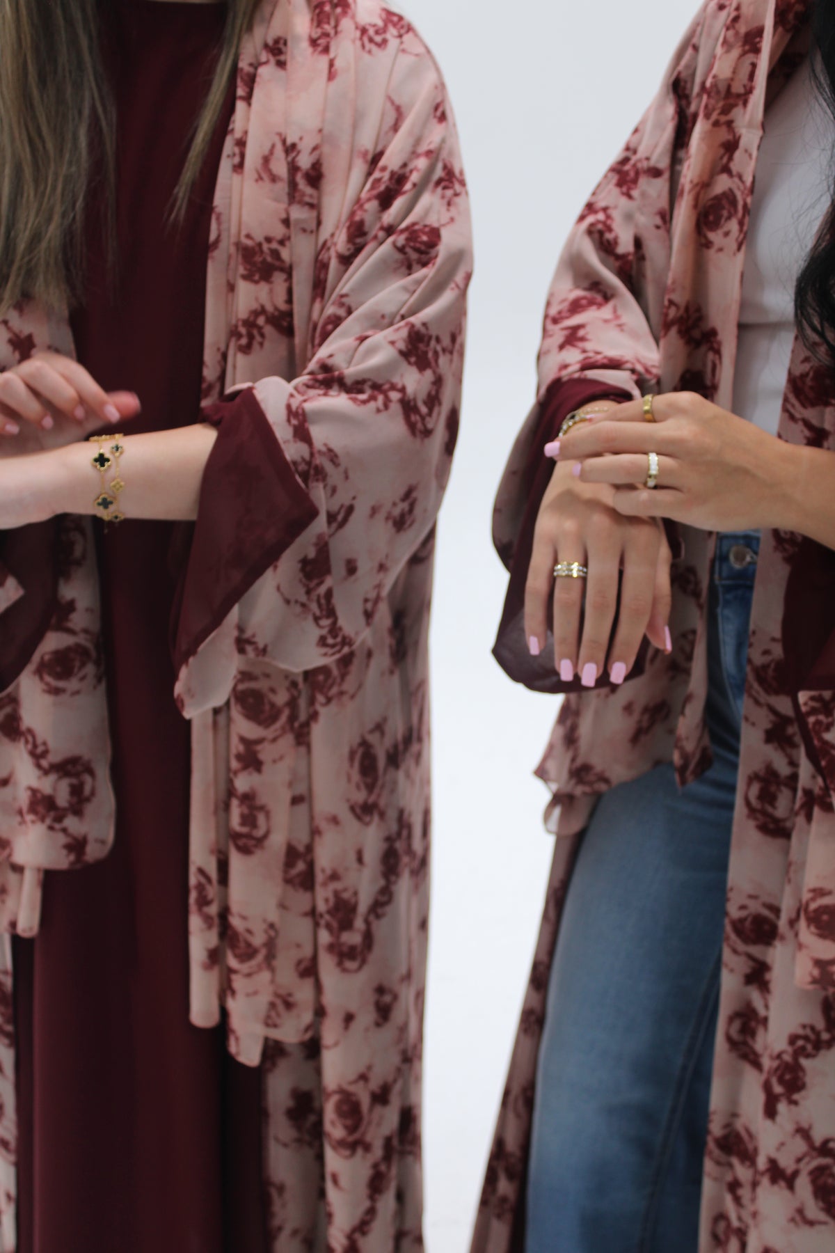 Mulberry Rose Abaya - 3 Piece Set