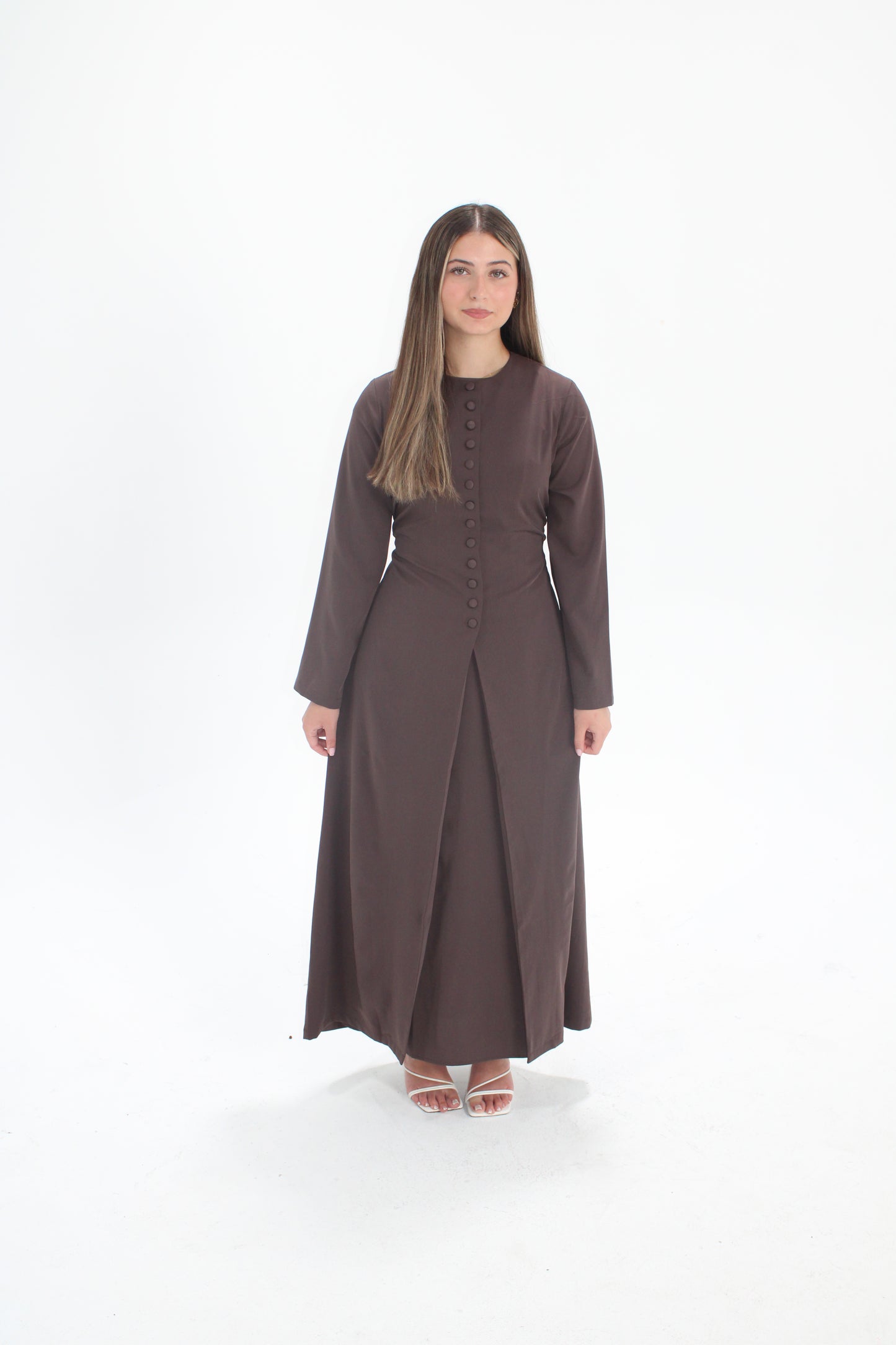 The Button Down Set - Brown