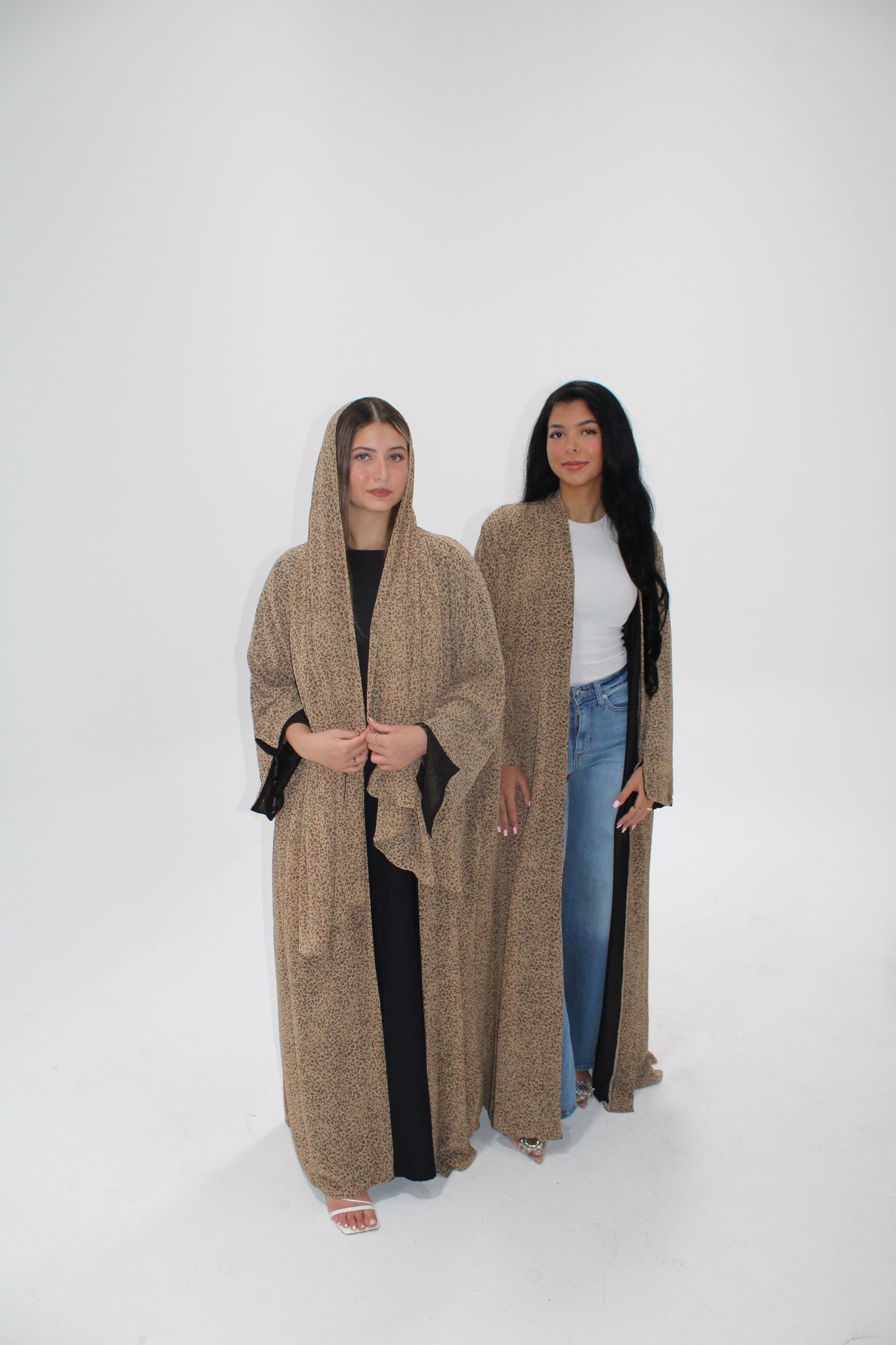 Pebble Muse Abaya - 3 Piece Set